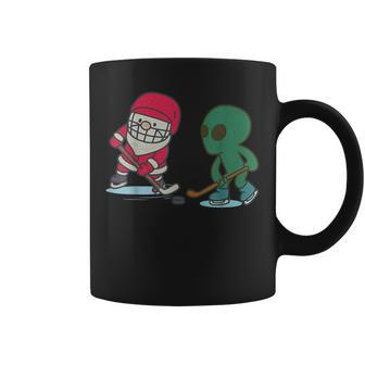 Ice Hockey Christmas Santa Xmas Coffee Mug - Thegiftio UK