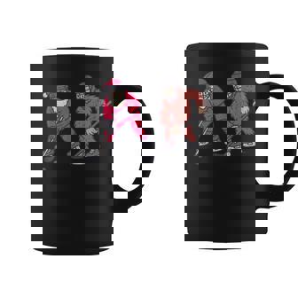 Ice Hockey Christmas Sasquatch Santa Xmas Coffee Mug - Seseable