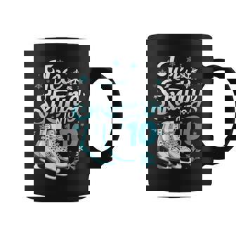 Ice Skating Into 10 Ice Skating 10th Birthday Figure Skating Coffee Mug | Mazezy