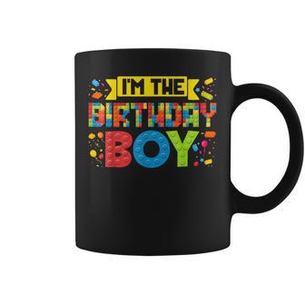 I'm The Birthday Boy Master Builder Building Bricks Blocks Coffee Mug - Thegiftio