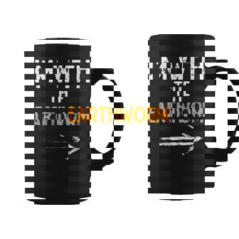 I’m With The Earthworm Halloween Costume Matching Earth-Worm Coffee Mug | Mazezy