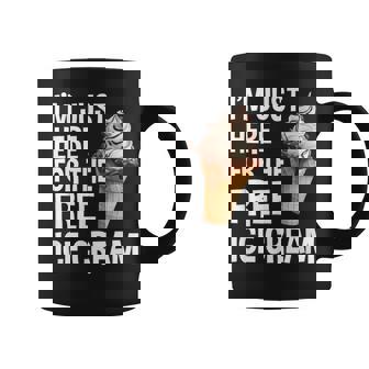 I'm Just Here For The Free Ice Cream Cruise 2025 Coffee Mug - Thegiftio