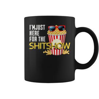 I'm Just Here For The Shitshow Family Dysfunction Tank Top Graphic Print Coffee Mug - Monsterry
