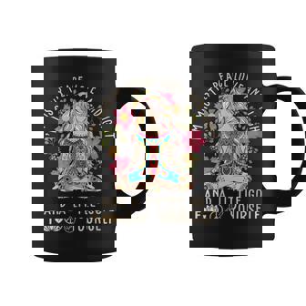 I'm Mostly Peace Love And Light & Little Go F Yourself Yoga Coffee Mug - Thegiftio