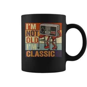 I'm Not Old I'm Classic Old Gamer Gaming Retro 80S 90S Coffee Mug | Seseable CA