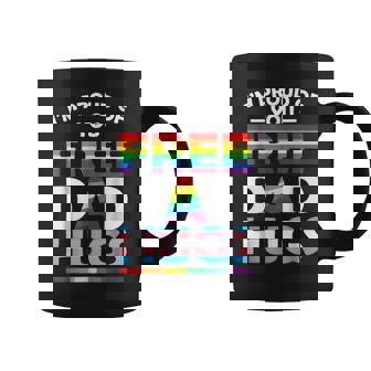 I'm Proud Of You Free Dad Hugs Lgbt Pride Awareness Coffee Mug | Mazezy