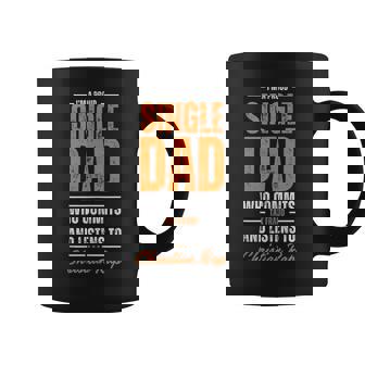 I'm A Single Dad Who Commits Tax Fraud Listens Christian Rap Tank Top Coffee Mug | Mazezy