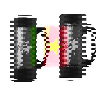 India Vietnam Half Flag Indian Vietnamese History Coffee Mug | Mazezy