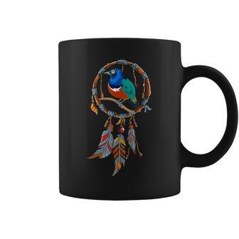 Indien Américain Cadeau Hippie Oiseau Plumes Attrape-Rêves Tasse - Cadeauxyz