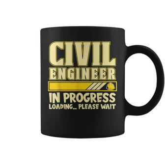Ingeniero Civil En Curso Ingenieros De Carga Ingeniero Civil Taza de café - Regaloses