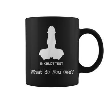 Inkblot Psychology Dude Bro Gay Sarcasm Joke Humor Coffee Mug - Monsterry