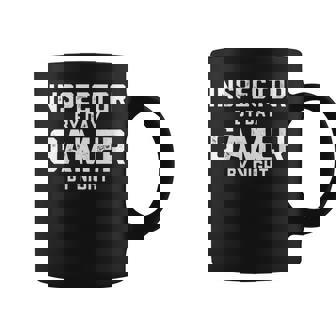 Inspector By Day Gamer By Night Home Or Food Inspector Gear Coffee Mug | Mazezy