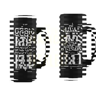 Inspirational Christian Faith Religious Surgery Recovery Men Coffee Mug - Monsterry