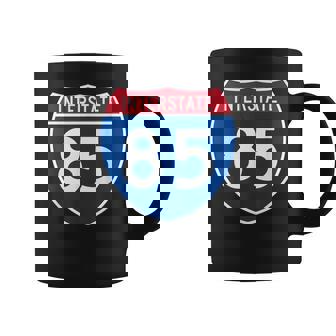 Interstate 85 Sign I-85 Highway Georgia South Carolina Coffee Mug | Mazezy