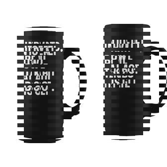 Introverted But Will Talk About Disc Golf Player Sport Throw Coffee Mug | Mazezy
