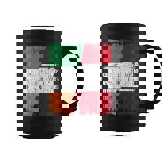 Ireland Peru Half Flag Irish Peruvian Heritage Jersey Coffee Mug | Mazezy