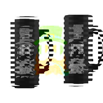 Irish Green Leprechaun Face Vintage Sunglasses Coffee Mug | Mazezy