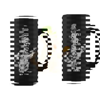 Irish Wolfhound Leprechaun Ireland Dog Mom Dad Tank Top Coffee Mug | Mazezy