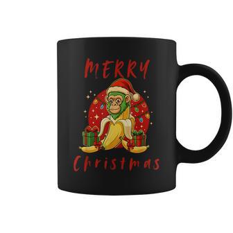 Italian Brainrot Christmas Chimpanzini Bananini Christmas Coffee Mug - Thegiftio UK