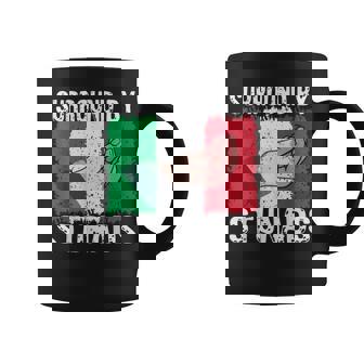 Italy Flag Surrounded By Stunads Patriot Italian Root Italia Coffee Mug | Mazezy