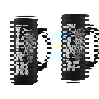 It's In My DNA Argentina Flag Men Women Coffee Mug | Mazezy