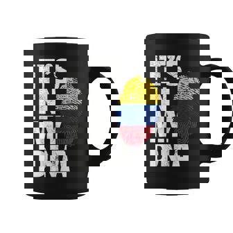 It's In My DNA Colombia Colombian Flag Men Women Coffee Mug | Mazezy