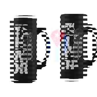 It's In My DNA Cuba Cuban Flag Men Women Coffee Mug | Mazezy