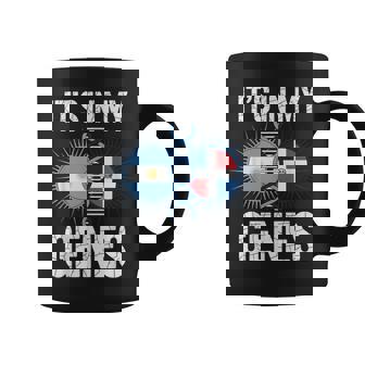 It’s In My Genes Argentinian Dominican Roots Argentina Coffee Mug | Mazezy
