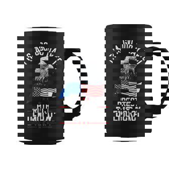It's A Good Day To Protect Democracy Politics Coffee Mug | Mazezy
