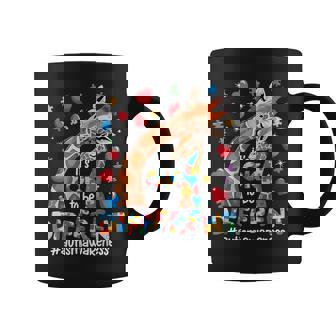 It's Ok To Be Different Autism Awareness Cute Giraffe Animal Coffee Mug - Monsterry