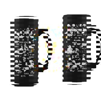 It's Ok To Be Different Autism Awareness Cute Silly Goose Coffee Mug - Monsterry