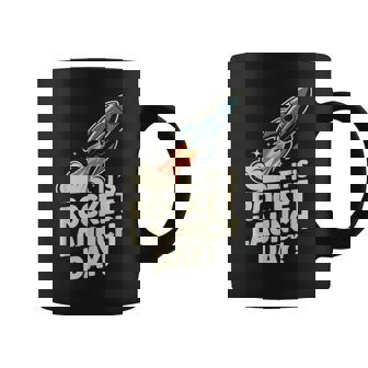 It’s Rocket Launch Day Space Engineering STEM Model Rocket Coffee Mug | Mazezy