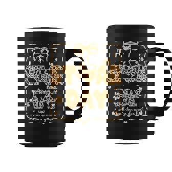 It's Staar Day Dont Stress Do Your Best Test Day Leopard Bow Coffee Mug | Seseable CA