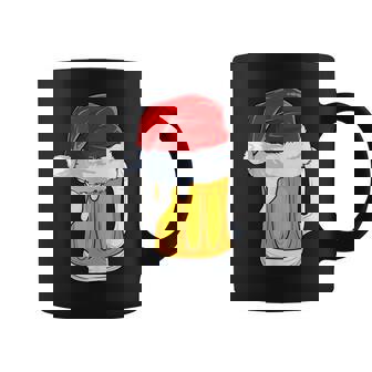 It's The Most Wonderful Time For A Beer Santa Hat Christmas Coffee Mug - Seseable