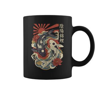 Japanese Koi Yin Yang Japan Coffee Mug - Thegiftio