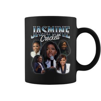 Jasmine Crockett Bootleg-Style Rap Coffee Mug - Thegiftio UK