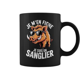 Je M'en Fiche Jeuis Unanglier Humour Amour Des Animaux Tasse - Cadeauxyz