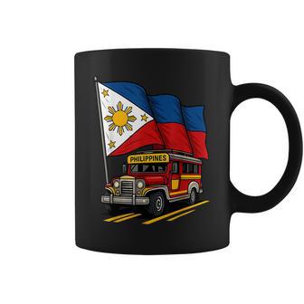 Jeepney フィリピン国旗 誇り高きフィリピンのお土産 コーヒーマグ - Kawaiitshirt