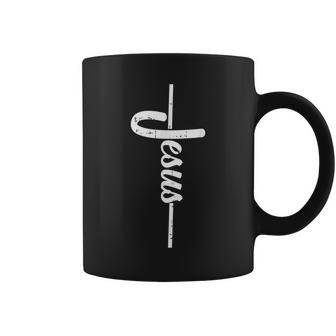 Jesus Croix Dieu Jésus Chrétien Bible Prière Cadeau Tasse - Cadeauxyz