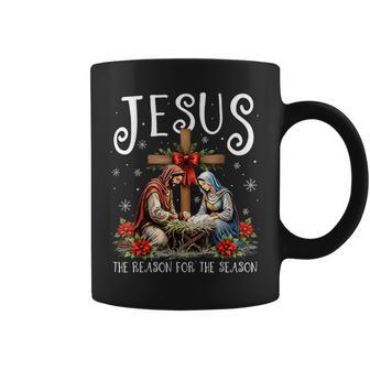 Jesus Is The Reason For The Season Christmas Xmas Christian Coffee Mug - Thegiftio UK