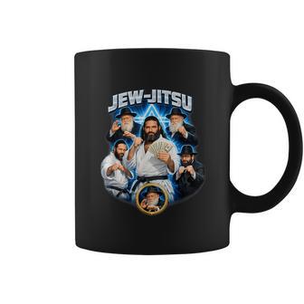 Jew Jitsu Unhinged Gen Z Meme Sarcastic Jewish Raunchy Coffee Mug - Thegiftio