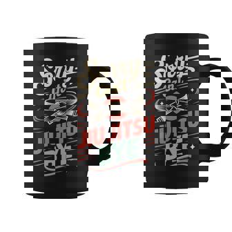 Jiu Jitsu Retro Vintage Sorry Can't Jiu Jitsu Bye Coffee Mug | Mazezy