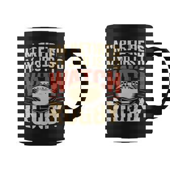 My Job Is To Watch Rugby I’m Retired Vintage Retirement Coffee Mug | Mazezy