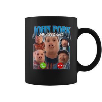 John Pork Nennt Lustiges Gen Z Brainrot Trending Gag Meme Tassen - Geschenkecke