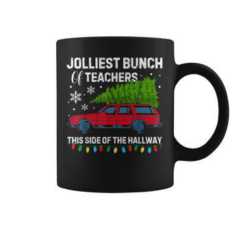Jolliest Bunch Of Teachers This Side Of The Hallway Xmas Coffee Mug - Monsterry