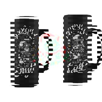 Is This Jolly Enough Cat Christmas Humor Coffee Mug - Monsterry