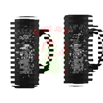Is This Jolly Enough Cat Christmas Humor Coffee Mug - Thegiftio