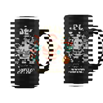 Jolly In Oncology Oncology Nurse Christmas Coffee Mug - Monsterry