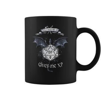 Juego De Rol Dados Dragón W20 Experiencia Xp Taza de café - Regaloses