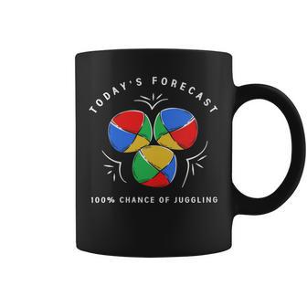 Juggler Todays Forecast Chance Of Juggling Coffee Mug | Mazezy